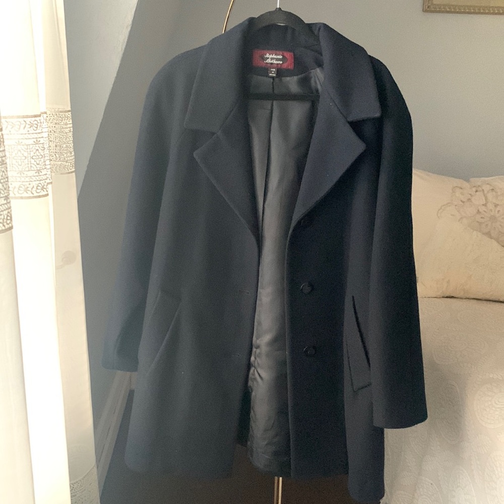 Stephanie Mathews Wool Pea Coat